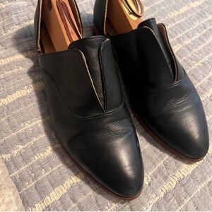 Nisolo Black Leather Women's Loafers